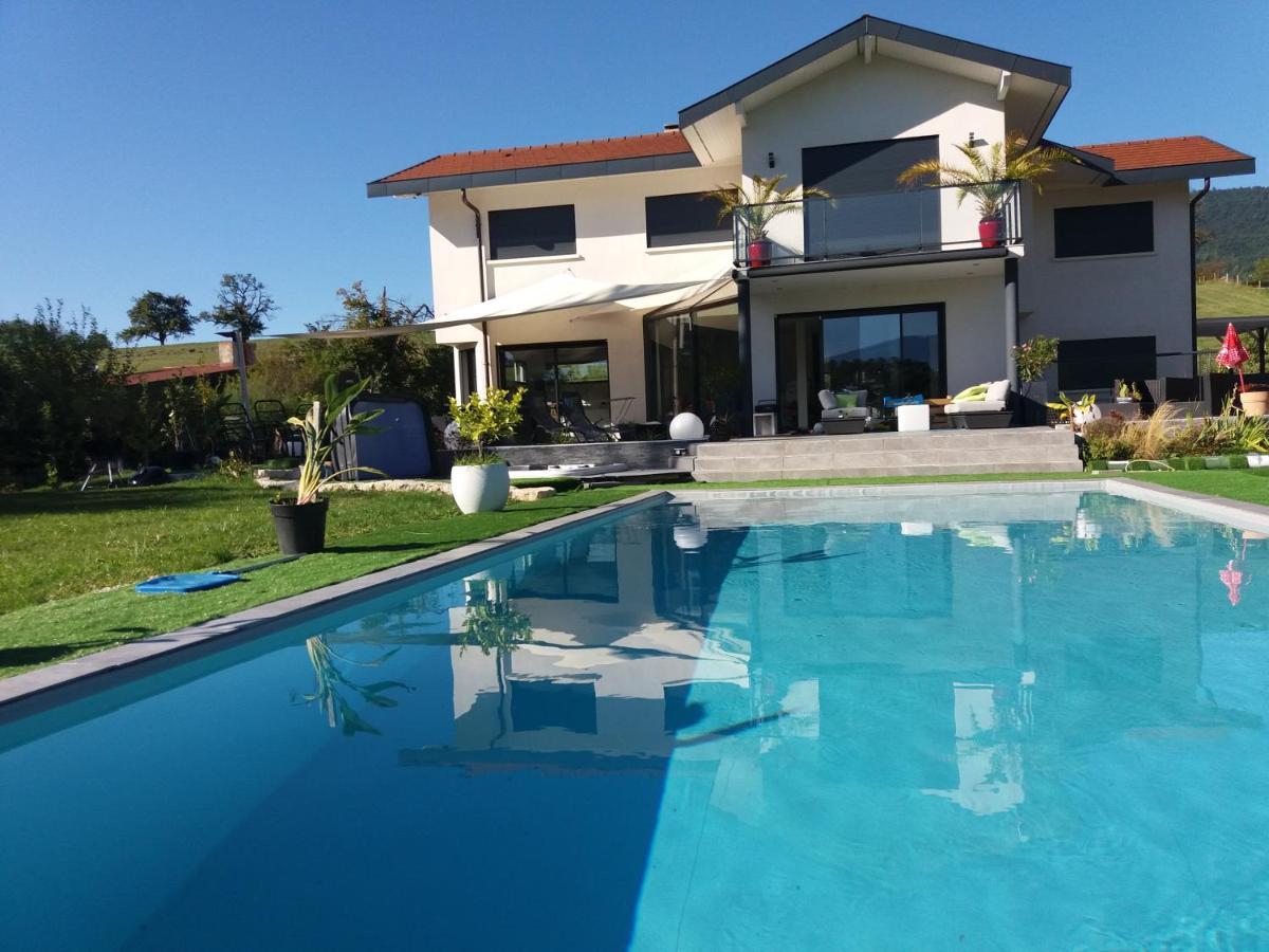 Chambres, Cuisine, Piscine, Spa, Billards, Airhockey, Nature Fillinges Kültér fotó