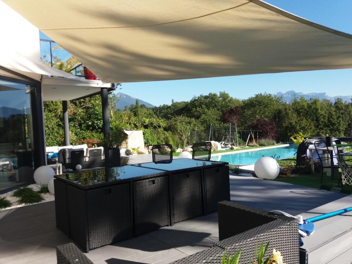 Chambres, Cuisine, Piscine, Spa, Billards, Airhockey, Nature Fillinges Kültér fotó